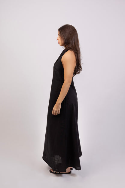 Athena Black Dress